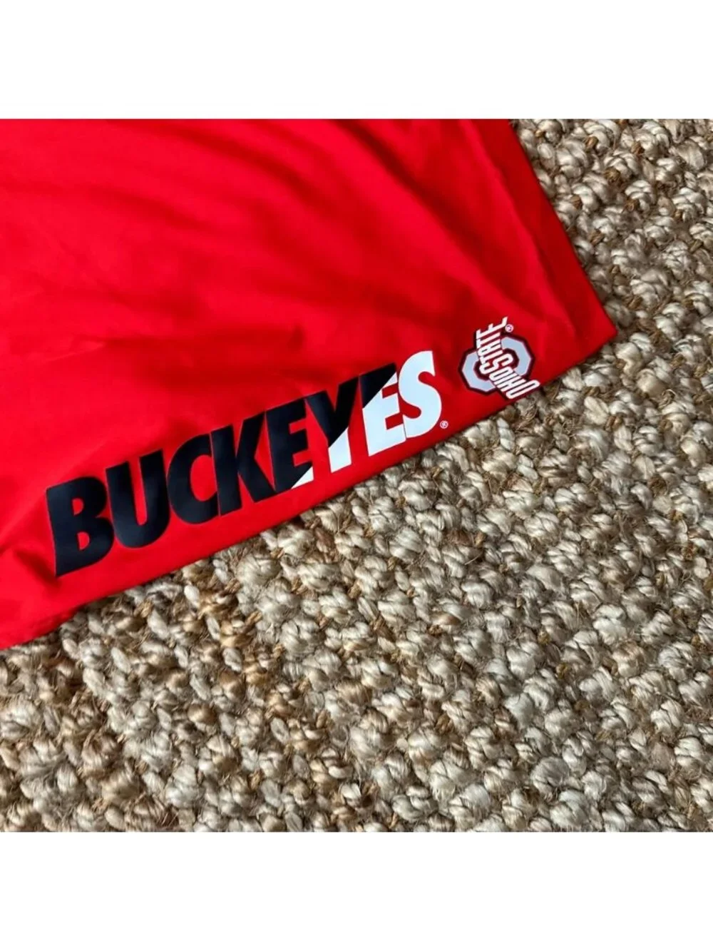 Nike Ohio State Buckeyes Mens Athletic Training Shorts Red Gym Basketball XL OSU